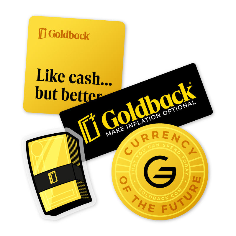 Goldback Sticker Pack