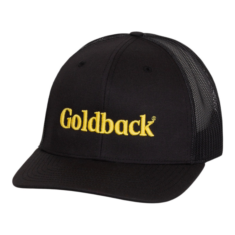 Live Free Spend Gold Trucker Hat