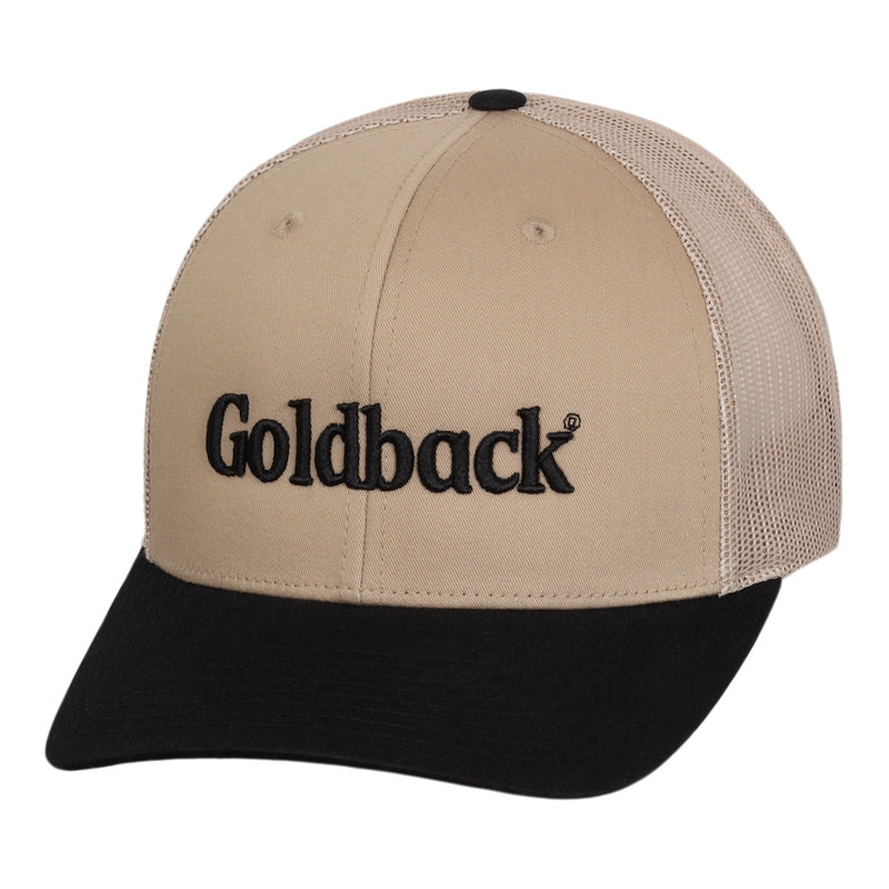 Live Free Spend Gold Trucker Hat